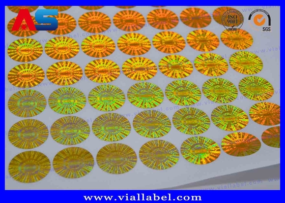 Adhesive Scratch off Holographic Seal Sticker Custom Design