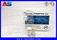 چاپ طرح دارویی Somatropina Hcg 2ml جعبه ویال بسته بندی با لیبل