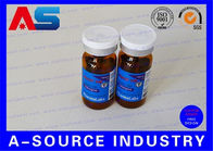 برچسب های فلزی ویال RX 10ml چاپ فلزی فویل نقره ای برای تزریق آزمایشگاهی Vial Boldenone Undecenoate Multiple Dose