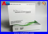 کاغذ بسته بندی پزشکی جعبه فلزی نقره فلزی برای تزریق هورمون رشد هورمون