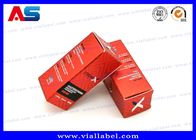 Pharmacy Cardboard Storage Boxes Cardboard Packaging Boxes Dropper Vial Bottles With Flip Of Aluminum Caps