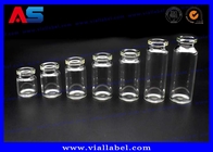 بطری های شیشه ای داروخانه چاپ 10ML Bio CMYK با درب دارای تاییدیه ISO19001-2008