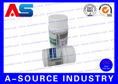 Winstrol 10 برچسب قرص بطری طراحی سفارشی چسب برچسب / برچسب استریو بطری برای کوزه های 50ml