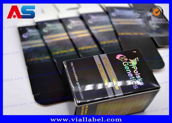 جعبه کاغذی پپتیدهای چاپی رنگارنگ برای بطری 2 میلی لیتر و جعبه کاغذی بسته بندی دارویی 2 میلی لیتر