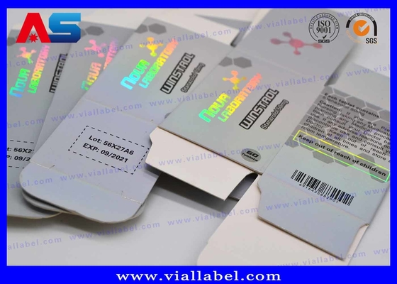 Hologram 10ml Vial Boxes Custom Box Printing  For Dropper Bottles