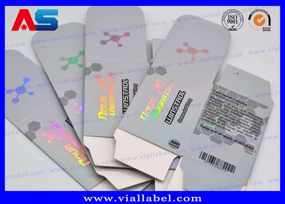 Hologram 10ml Vial Boxes Custom Box Printing  For Dropper Bottles