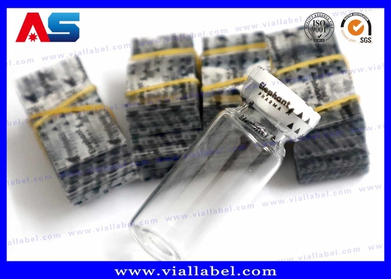 برچسب آستین انقباض حرارتی PETG / PVC برای آب بندی درب بطری های شیشه ای یا پلاستیکی 10 میلی لیتری