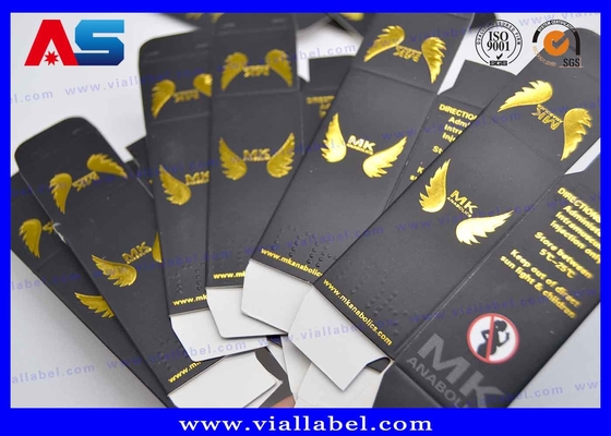 سازنده عضلات مَت فولیک طلایی سیاه جعبه بسته بندی بطری 10 میلی لیتر جعبه بسته بندی دارویی 20 میلی لیتر