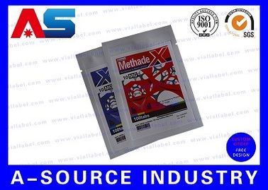 Pharmaceutical Oral Aluminum Foil Ziplock Bags With Custom Labeling Packaging