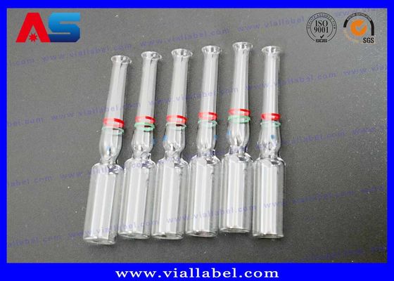 آمپول شیشه ای داروی کوچک ذخیره سازی ایمن 1 میلی لیتر 2 میلی لیتر 3 میلی لیتر 4 میلی لیتر 5 میلی لیتر 10 میلی لیتر