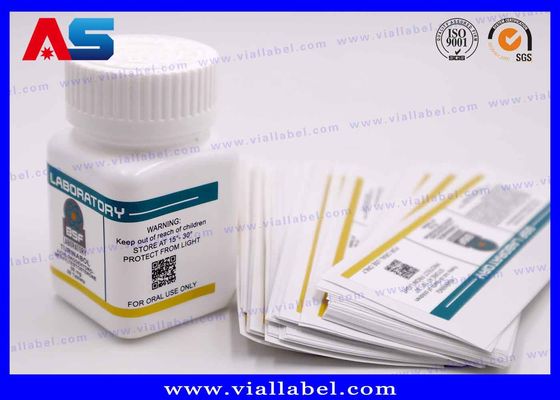 بطری های پلاستیکی ضد آب قرص شفاف ضد آب چسب قوی برای قرص خوراکی