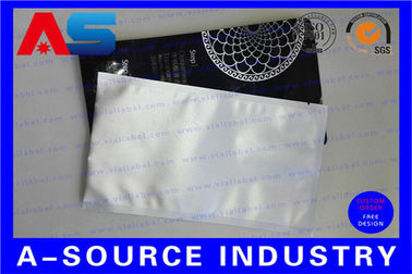 Medicine ZipLock Black Aluminum Foil Bags 4" - 6" For 100 Tablets Packaging