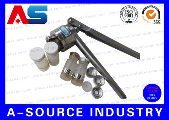 نقره آلومینیوم دستی بطری کپس Crimper Crimping ابزار برای 13mm / 20mm Flip Off کپس پلاستیکی