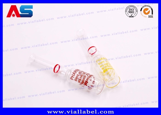 محلول بطری شیشه ای شفاف آمپول هیالورونیک اسید با نفوذپذیری بالا