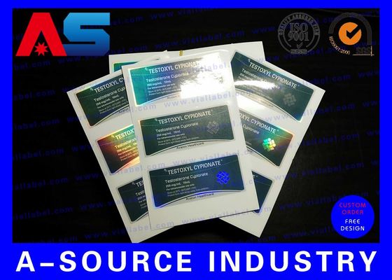 برچسب‌های برچسب بطری دارویی پلاستیکی ضد آب با روکش مات برای پپتیدها / تیرز