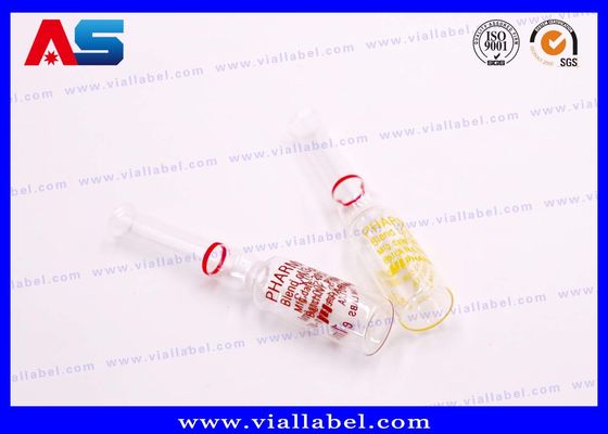 1ml / 2ml / آمپول های شیشه ای رنگ های سفارشی چاپ