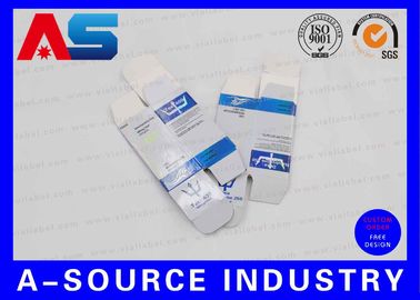 Laser Holographic Metallic Injectable Peptide 10ml Vial Boxes Packaging 25 * 25 * 60mm