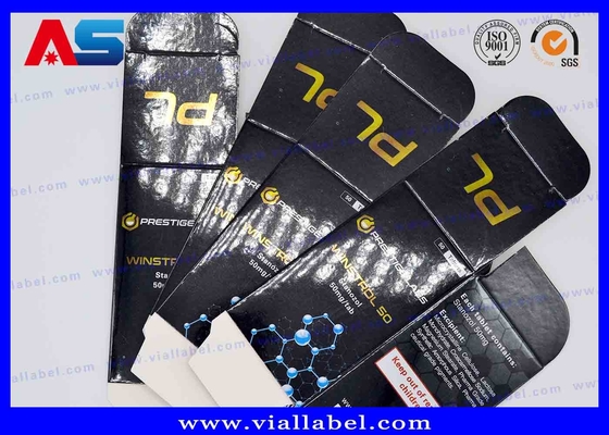جعبه کاغذی فولیک طلایی درخشان و سیاه روغن های تزریقی چاپی سفارشی جعبه های 10 میلی لیتر