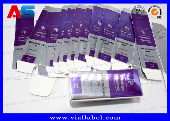 روغن های تزریقی جعبه های بطری بسته های داروسازی بسته های پپتید Hcg جعبه های کوچک بطری فروش مستقیم کارخانه