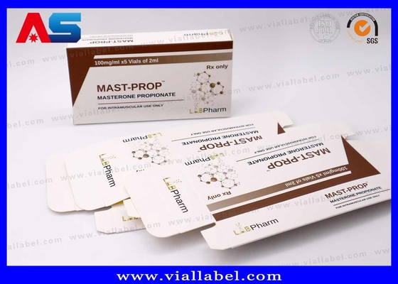 جعبه های 10 میلی لیتر لیبارتری داروسازی ساخته شده از 375 گرم کاغذ با کیفیت بالا داروسازی طراحی سفارشی