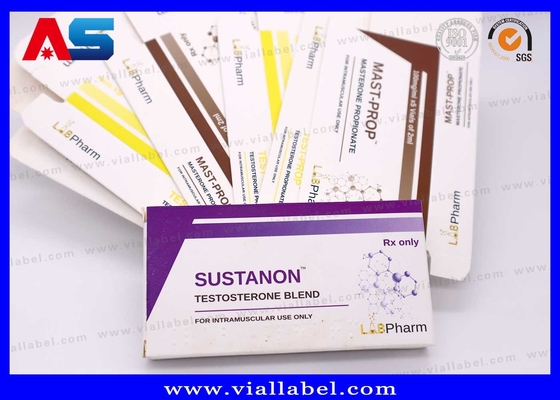 جعبه های 10 میلی لیتر لیبارتری داروسازی ساخته شده از 375 گرم کاغذ با کیفیت بالا داروسازی طراحی سفارشی