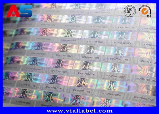 برچسب های امنیتی 3D هولوگرافیک برای مواد ضد جعل PET قابل تنظیم