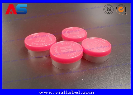 کلاه های آلومینیوم پلاستیکی سفارشی (13mm/20mm) لوگو و کلمات داروسازی حک شده