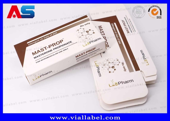 جعبه ذخیره سازی پپتید سفارشی برای بطری های 2x2 میلی لیتر، جعبه بسته بندی پپتید برتر چاپ سفارشی