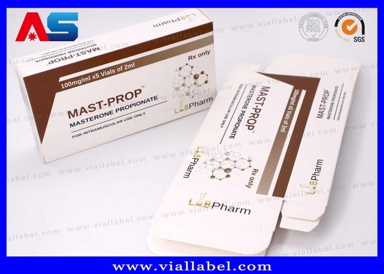 جعبه ذخیره سازی پپتید سفارشی برای بطری های 2x2 میلی لیتر، جعبه بسته بندی پپتید برتر چاپ سفارشی