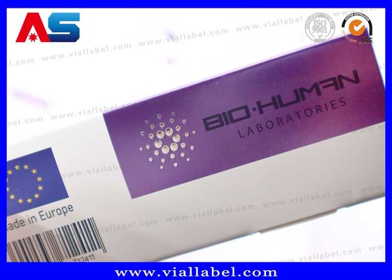 بطری تزریقی peptides (2x 2ml Vials) جعبه بسته بندی کارتن برای بدن سازی