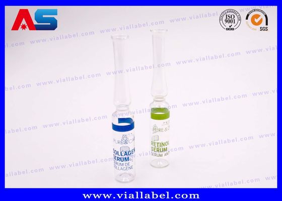 آمپول 1 میلی‌لیتری ممتاز | چاپ سفارشی | درجه دارویی و آرایشی | مستقیم از کارخانه | موجودی عمده