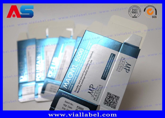 بسته بندی جعبه کاغذی پپتید رتاتروتید سفارشی برای 2 ویال 3 میلی لیتری طراحی رایگان حداقل سفارش 500 ست