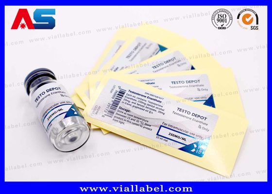 برچسب های 10 میلی لیتر برای استفاده در لیوان های استریل تزریقی برچسب های سفارشی چاپ رنگ فلزی