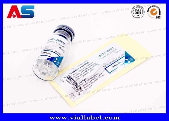 برچسب های 10 میلی لیتر برای استفاده در لیوان های استریل تزریقی برچسب های سفارشی چاپ رنگ فلزی