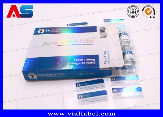 برچسب های سفارشی برای بطری های پپتید، برچسب های چاپی 2 میلی لیتر برای بطری های شیشه ای پپتید