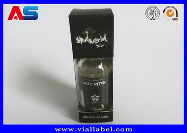فویل های نقره ای مایع 30ml 10ml جعبه های کوچک ذخیره سازی برای ویال ها با پنجره نمایش