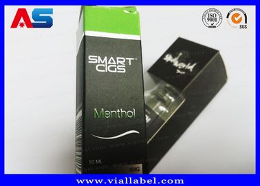 فویل های نقره ای مایع 30ml 10ml جعبه های کوچک ذخیره سازی برای ویال ها با پنجره نمایش