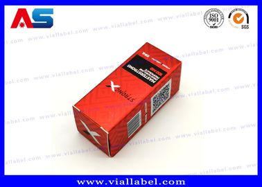 جعبه های سرخ 10 میلی لیتر برای روغن ها بسته بندی پپتید اندازه 3*3*6CM برچسب های بطری 10 میلی لیتر
