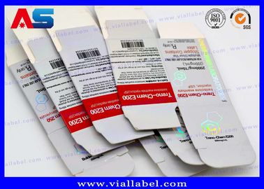 جعبه ویال روغن جعبه های بسته بندی ویال 20 میلی لیتری / جعبه کاغذی دارو برچسب های Diamond Pharmaceutical