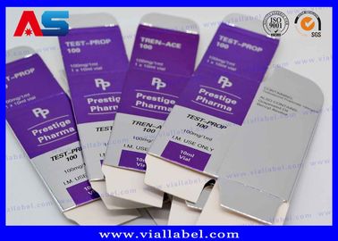جعبه های نقلیه گلیسی / مت بیو سفارشی 10 میلی لیتر جعبه های کارتونی برای آزمایش آزمایشگاهی جعبه های نقلیه گلیسی برای لیوان