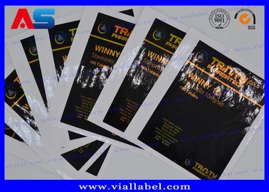 Pharmaceutical Oral Aluminum Foil Ziplock Bags With Custom Labeling Packaging