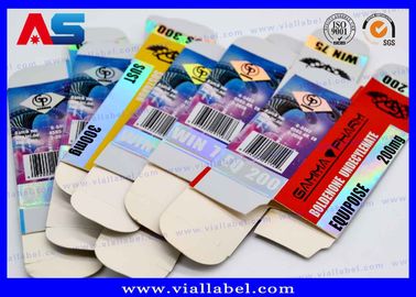 جعبه ویال روغن جعبه های بسته بندی ویال 20 میلی لیتری / جعبه کاغذی دارو برچسب های Diamond Pharmaceutical