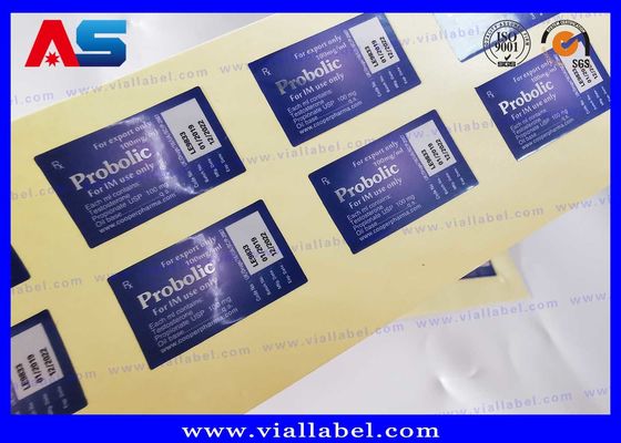 برچسب بطری چسبنده لیزر دارویی برای بسته بندی پپتید 3ml / 2ml با سینی پلاستیکی