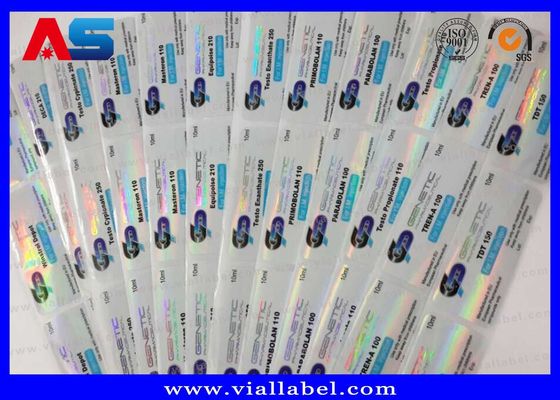 برچسب بطری استروئید لیزر هولوگرام