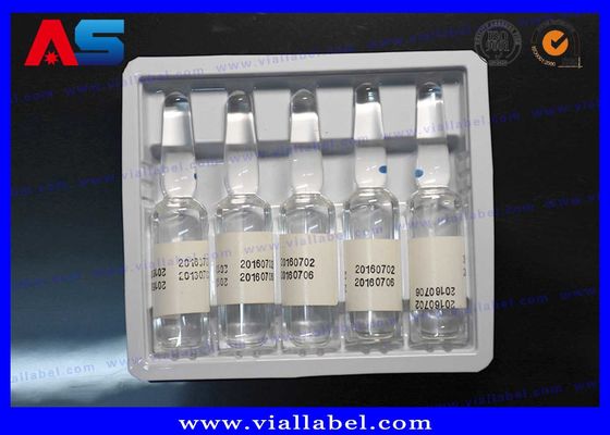 روغن ها آمپول 1 میلی لیتر پلاستیک پفک بسته بندی مواد PVC / PET رنگ سفید سفارشی ساخته شده سینی پلاستیکی