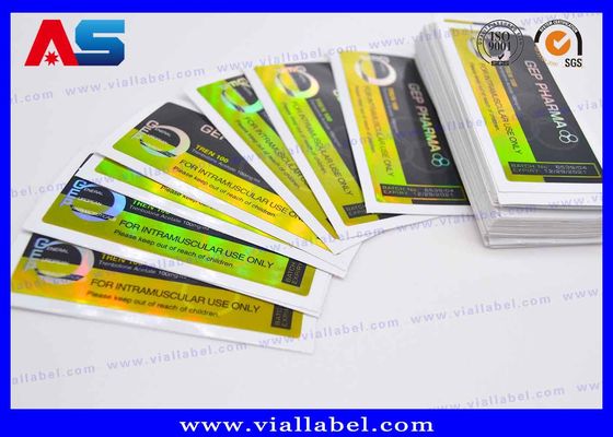 برچسب خصوصی پپتید برای بطری های قطره دار با بسته بندی با کیفیت بالا در ورق های برچسب های بطری