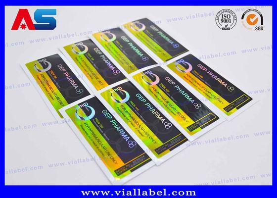 برچسب های شیشه ای لیوان آزمایشگاهی برچسب های لیوان 10 میلی لیتر لیزر فارما A4 برچسب وینیلی با اثر هولوگرام