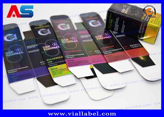 برچسب ها و جعبه های بطری پپتید پروپیونات براق