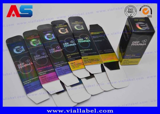 جیپ فارما 10 میلی لیتر فیلاژ شیشه ای 300 گرمی بسته بندی کاغذی چاپی جعبه جعبه های فیلاژ بدن سازی