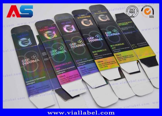 جیپ فارما 10 میلی لیتر فیلاژ شیشه ای 300 گرمی بسته بندی کاغذی چاپی جعبه جعبه های فیلاژ بدن سازی